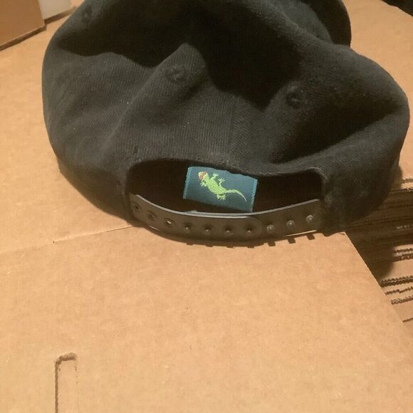 Happy shirts made in USA America cap hat gecko Hawaii designed in Hawaii rare vi - Picture 3 of 3